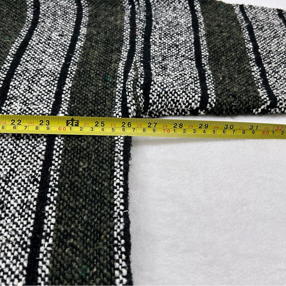 Mexican Poncho Baja Jerga Surf Skate Drug Rug Pullover Hoodie Sweatshirt Mens 2X - Picture 5 of 7